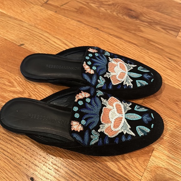 Rebecca Minkoff tapestry mules size 5 - Picture 2 of 2